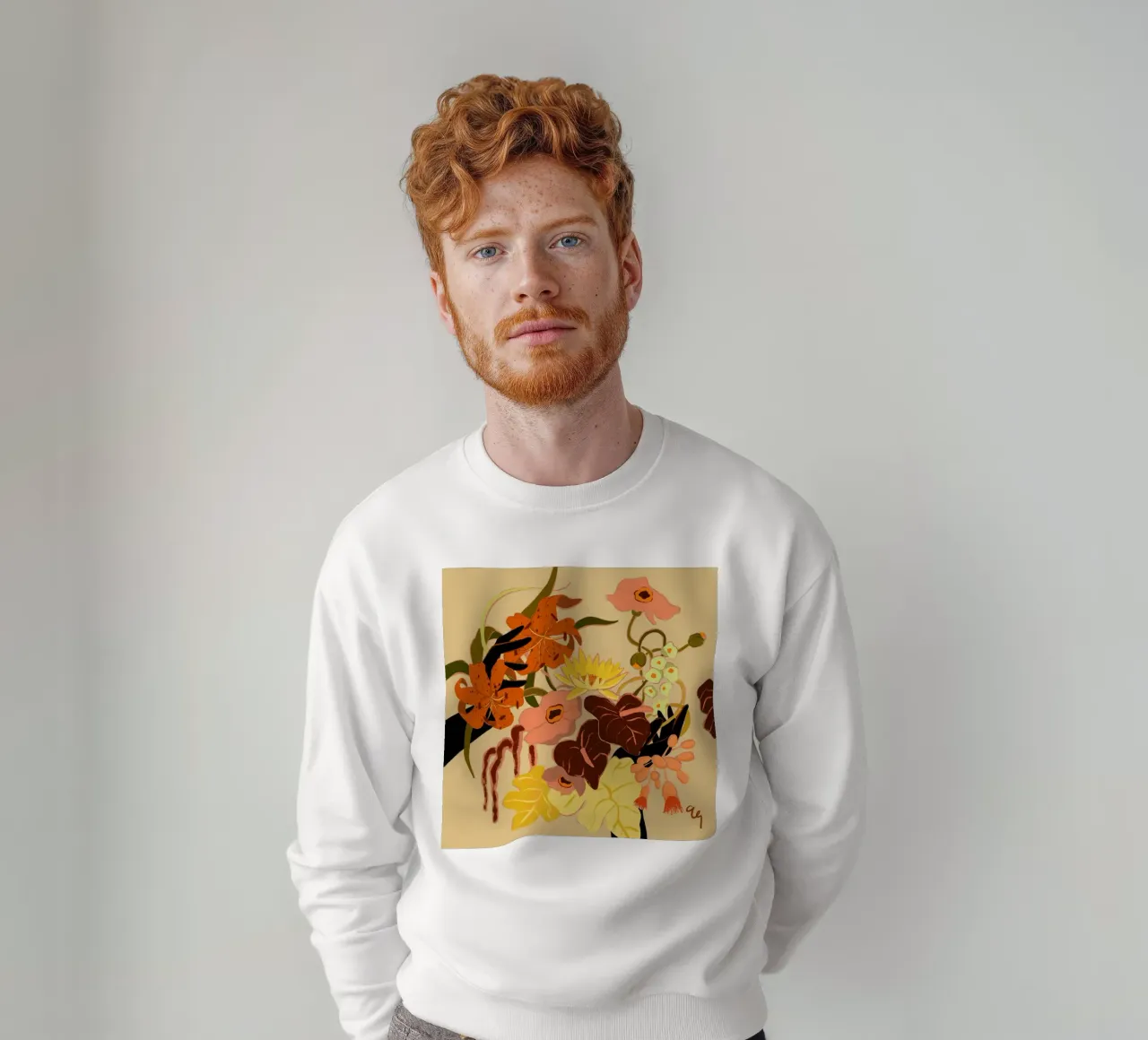 Intreccio floreale felpa da Arty Guava