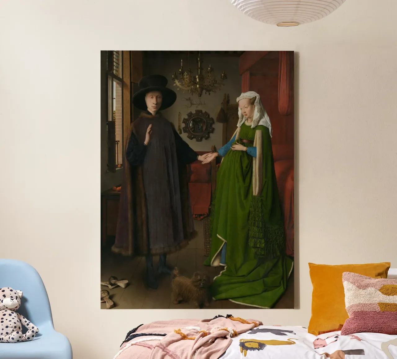 Jan van Eyck - The Arnolfini Portrait canvas by Timeless Artworks
