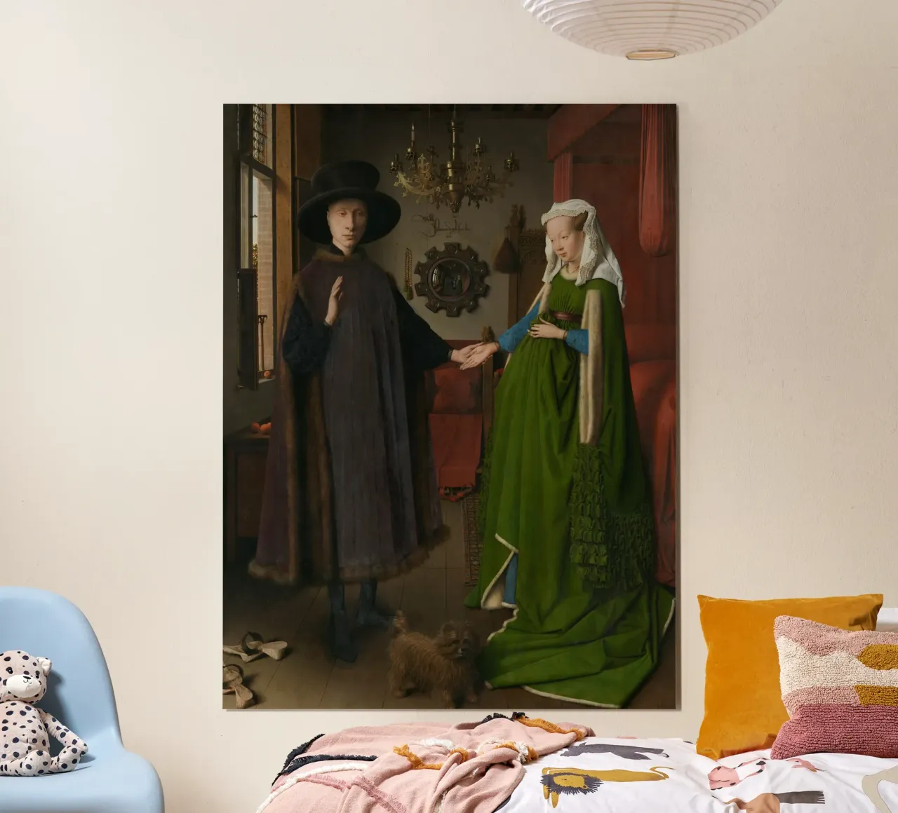 Jan van Eyck - Das Arnolfini-Porträt Hahnemühle von Timeless Artworks