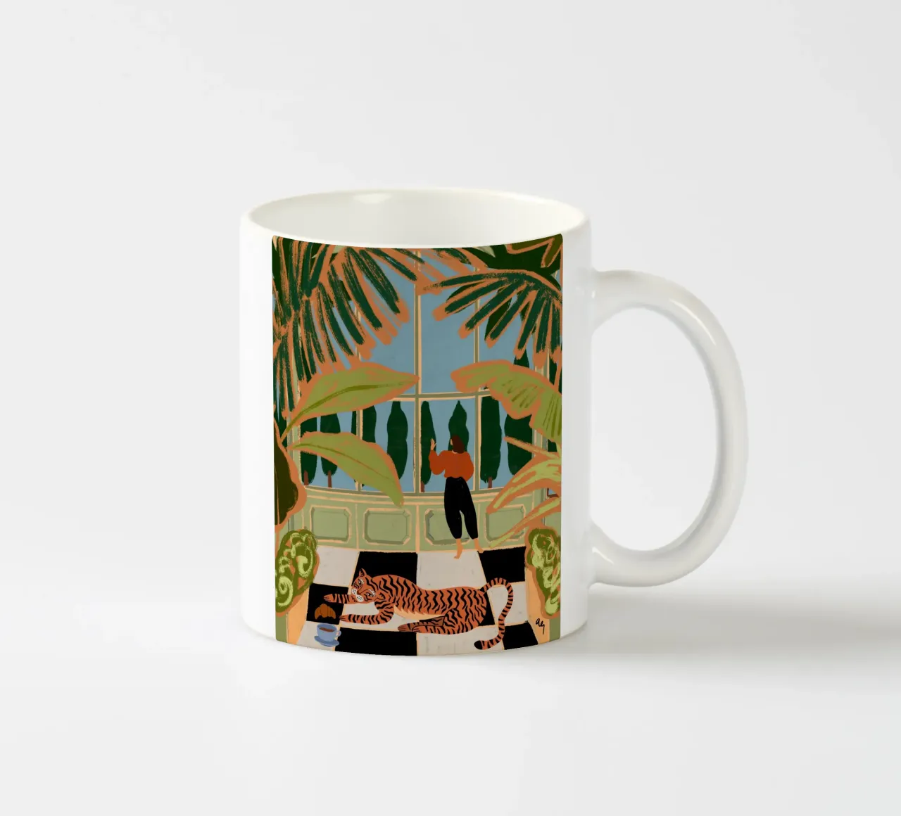Ospite della Casa Verde tazza in ceramica da Arty Guava
