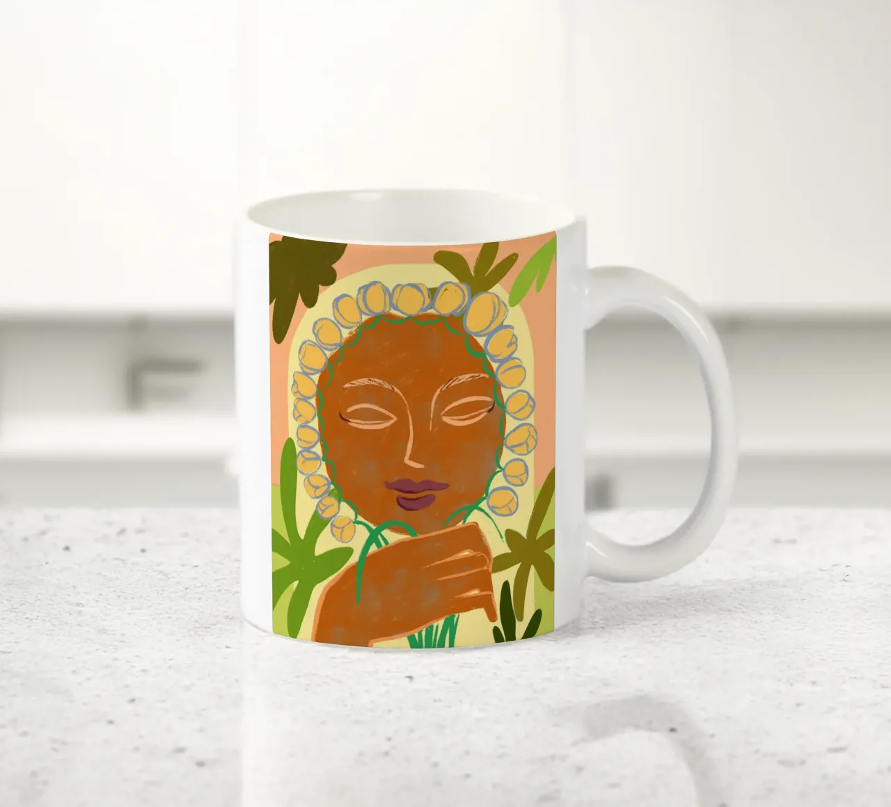 Crescere bene tazza in ceramica da Arty Guava
