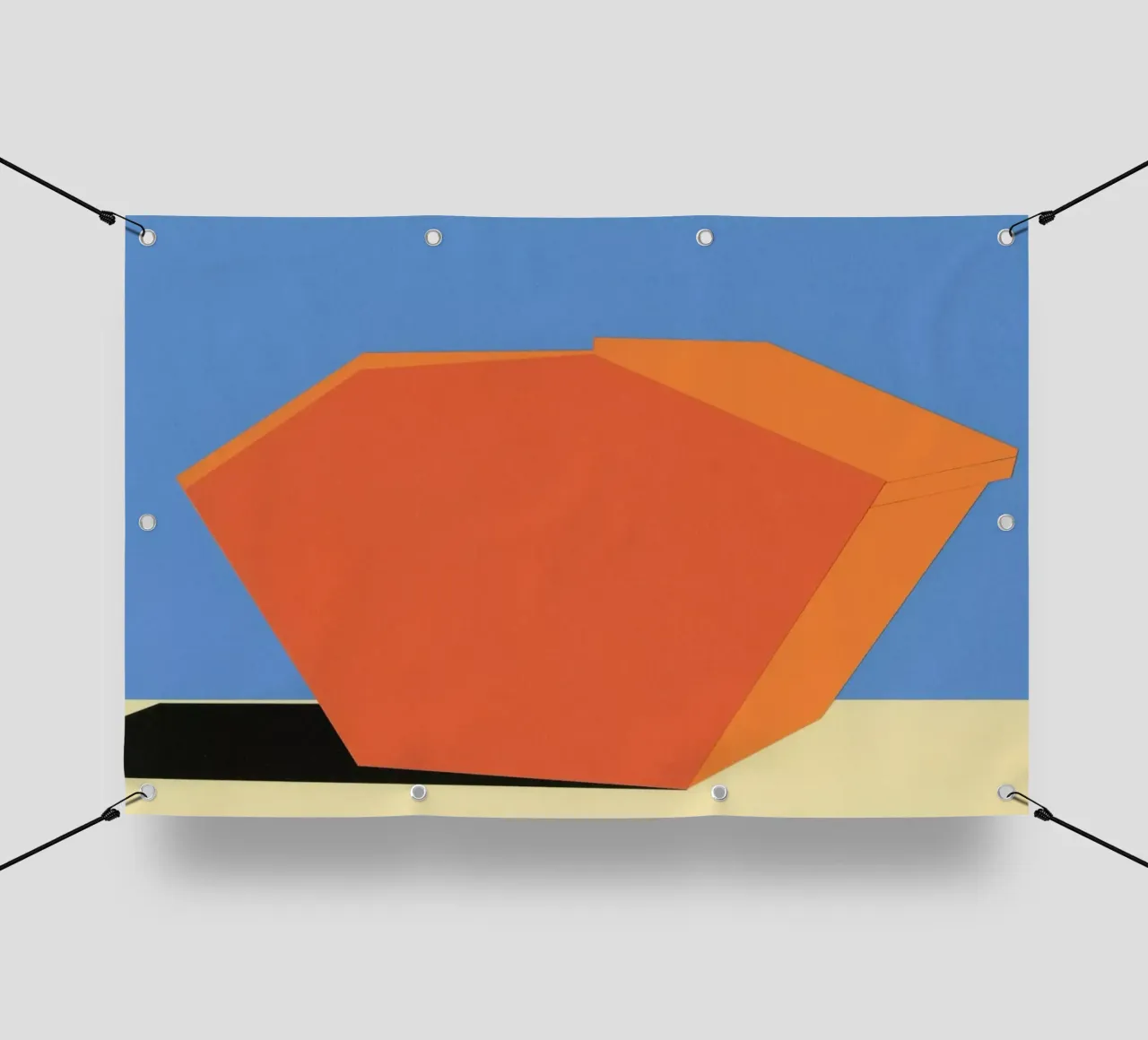 Covered Skip Container 10m³ telo in pvc da Rosi Feist