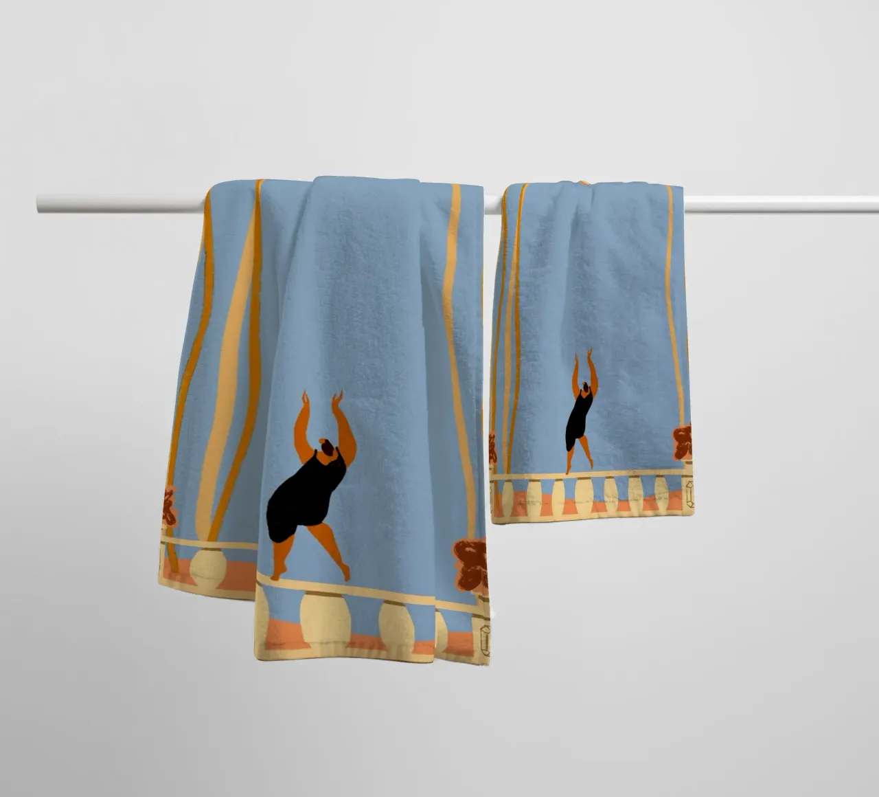 Introvert feestje badhanddoek van Arty Guava