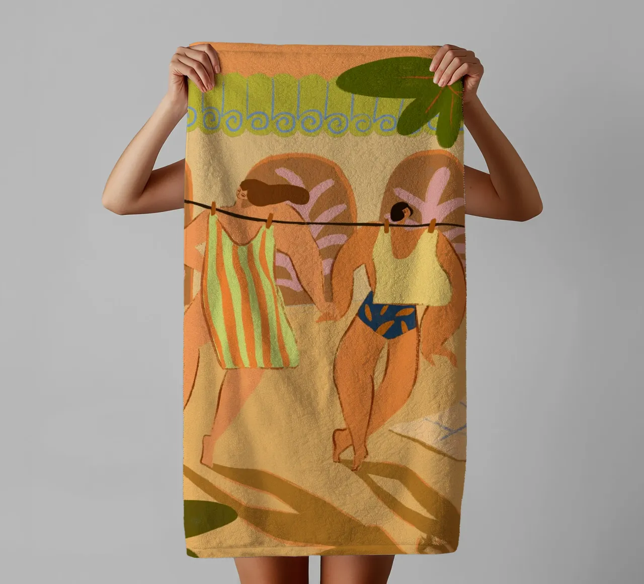 Wasdag badhanddoek van Arty Guava