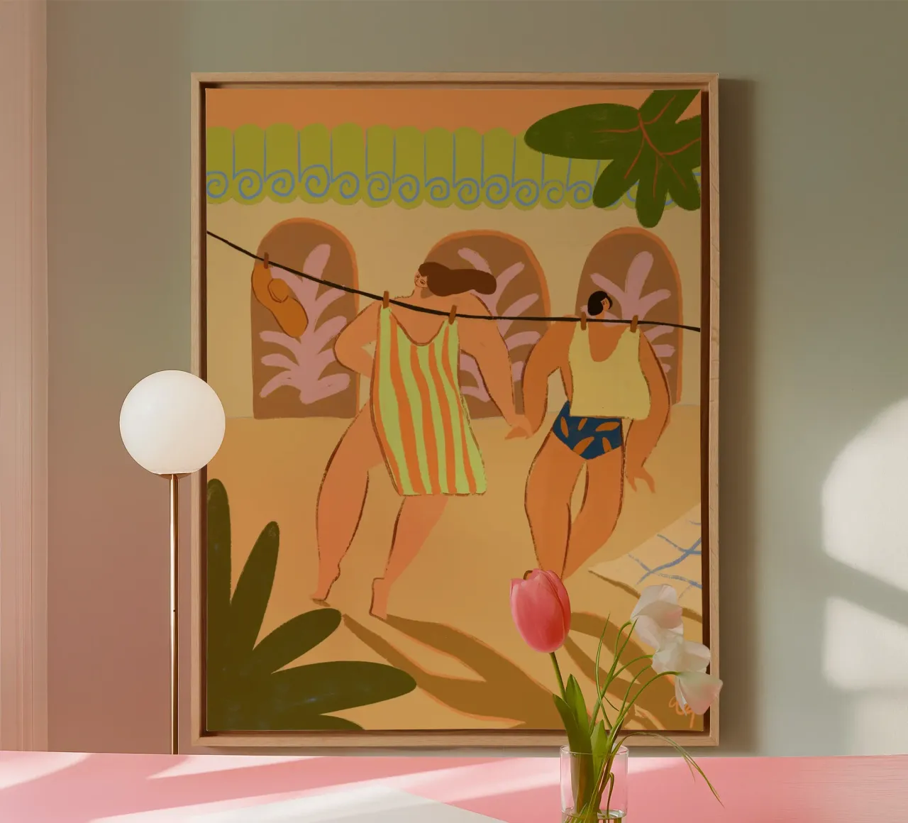 Wasdag canvas van Arty Guava
