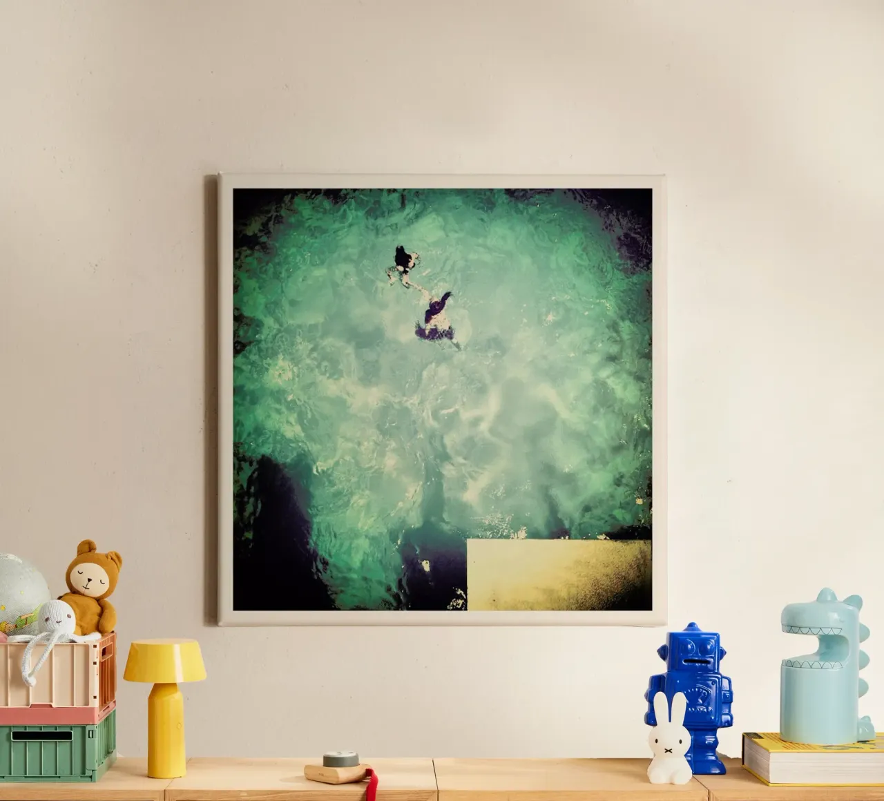 Bridging the Gap canvas met Baklijst van Ballack Art House