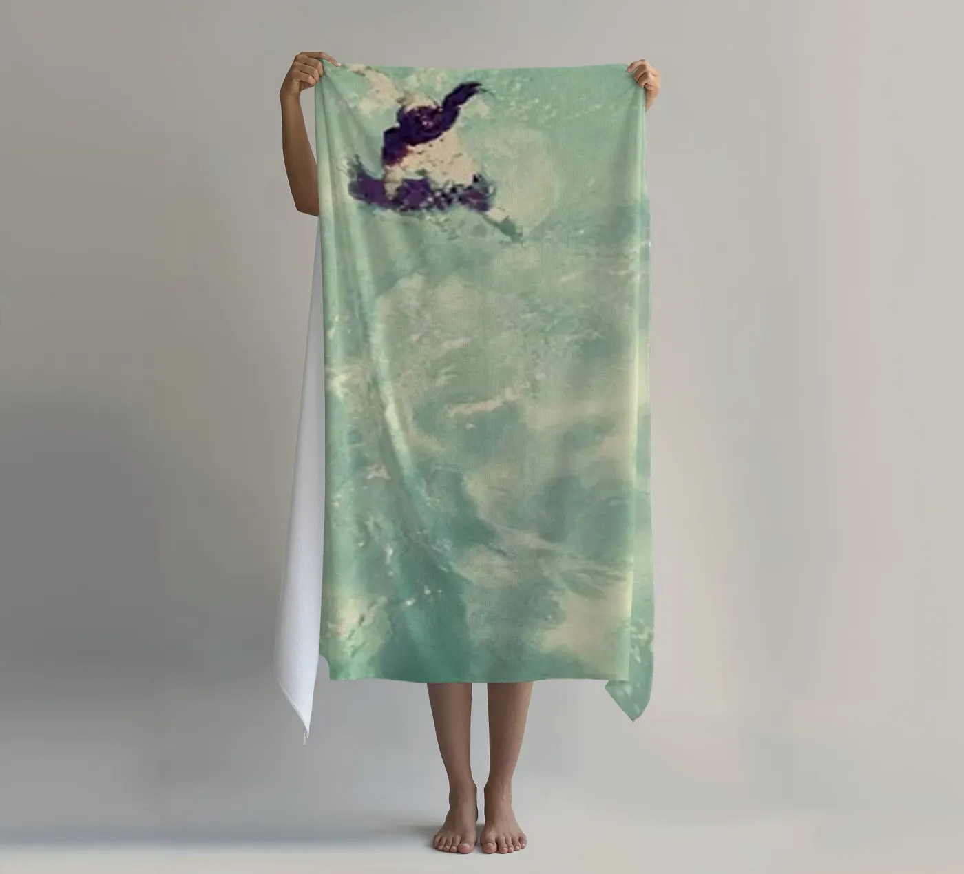 Bridging the Gap beach towel by Ballack Art House