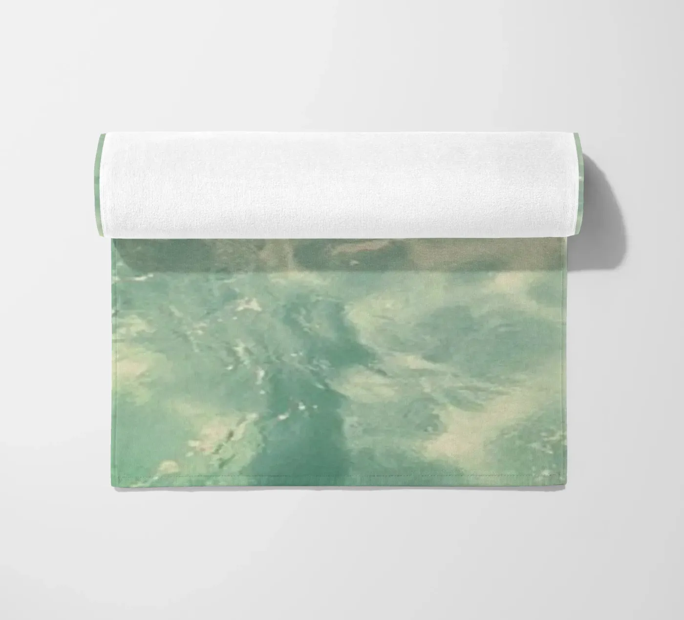 Bridging the Gap beach towel by Ballack Art House