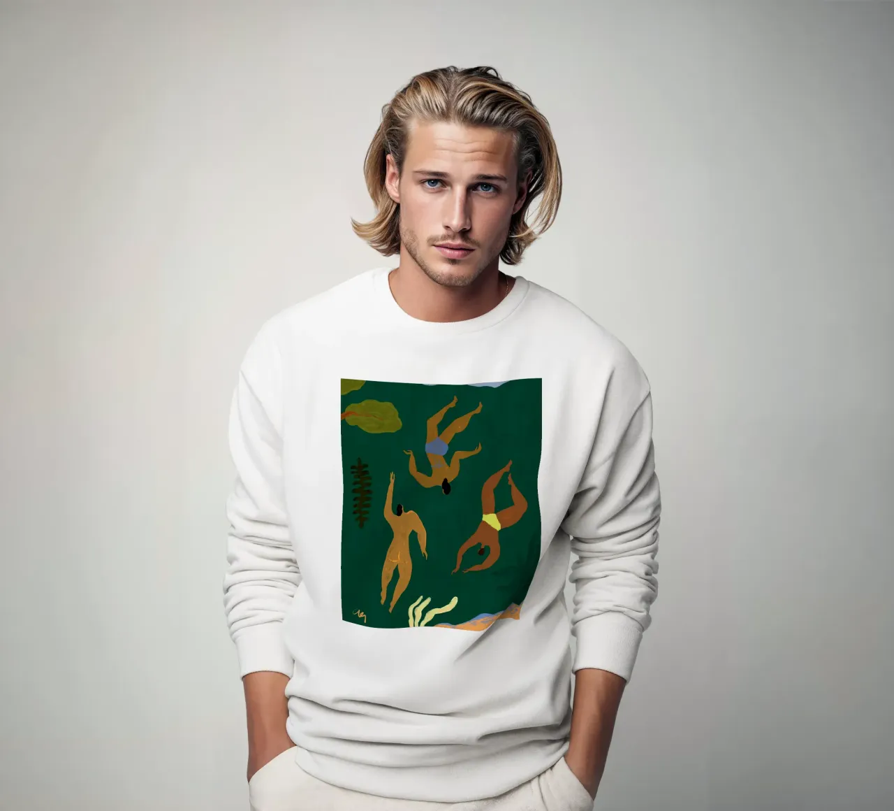 Perso nel verde felpa da Arty Guava