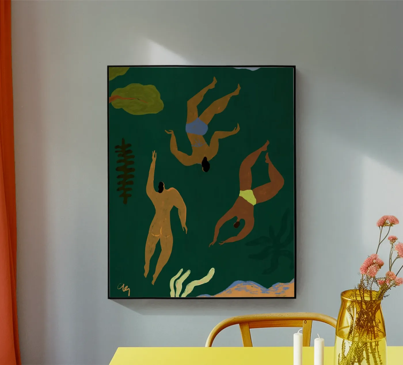 Perso nel verde plexiglass da Arty Guava