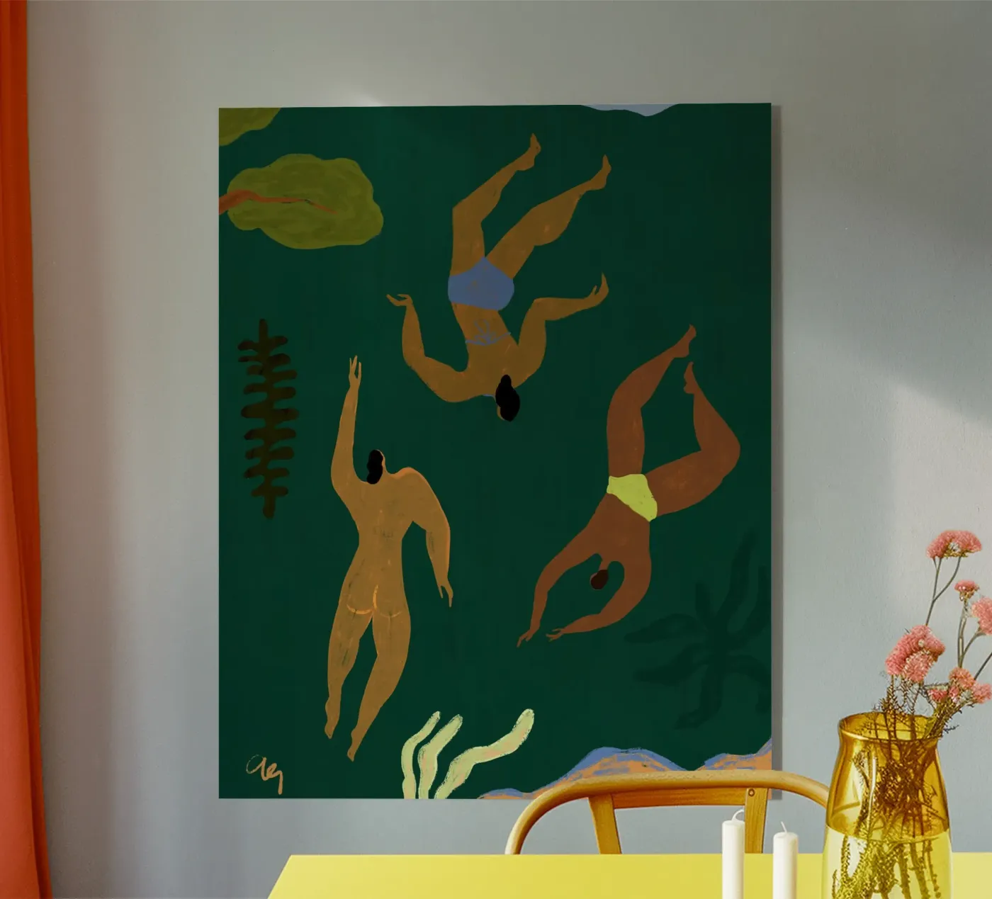 Perso nel verde plexiglass da Arty Guava