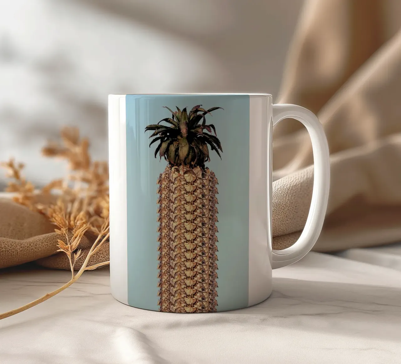 Pineapple tazza in ceramica da Ballack Art House