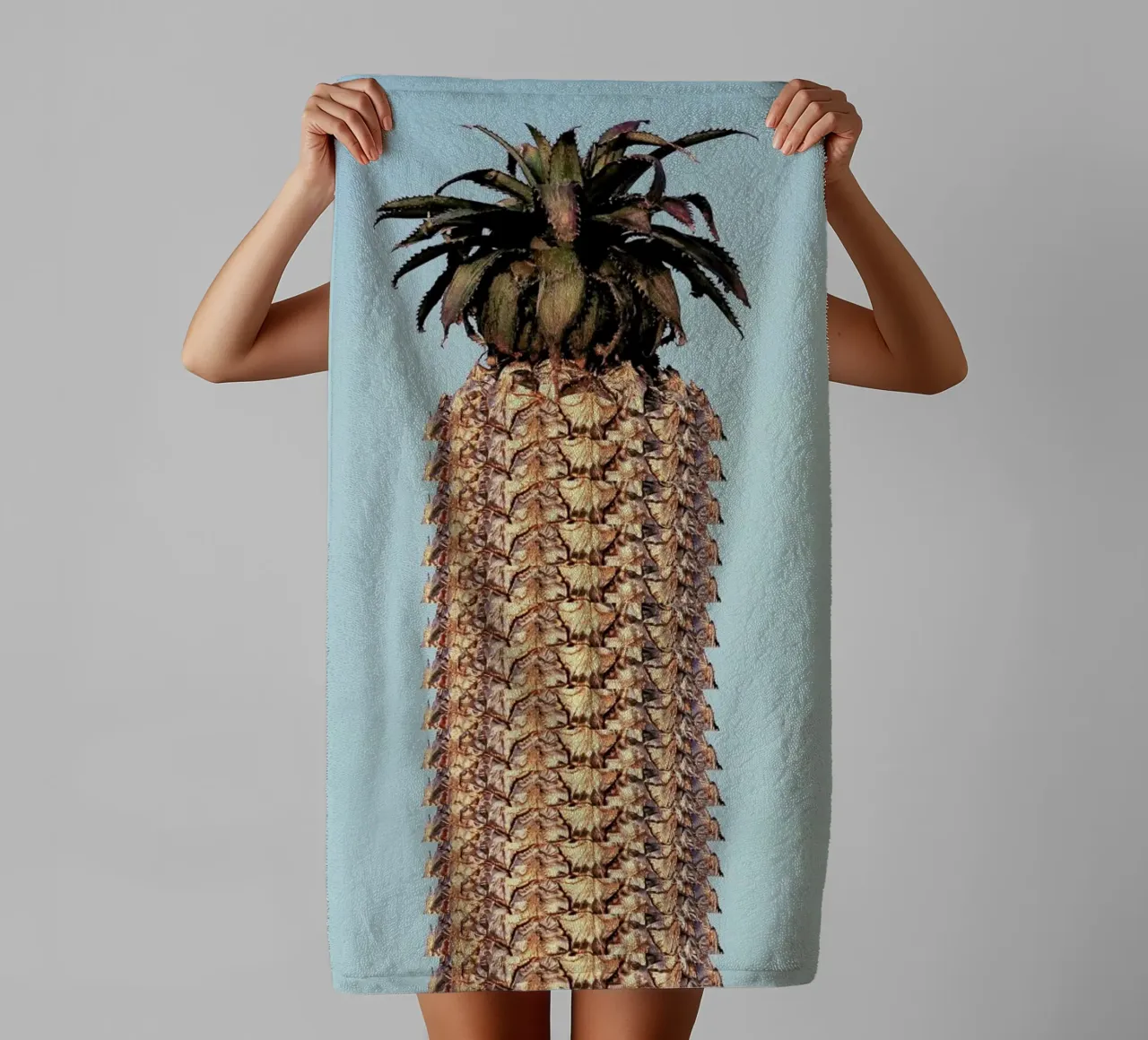 Pineapple towel by Ballack Art House