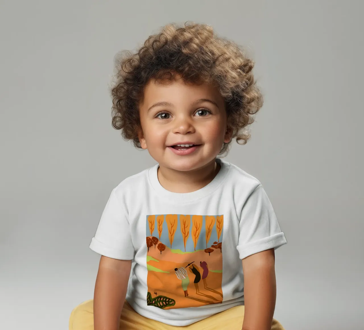 Three Sisters baby t-shirt by Arty Guava