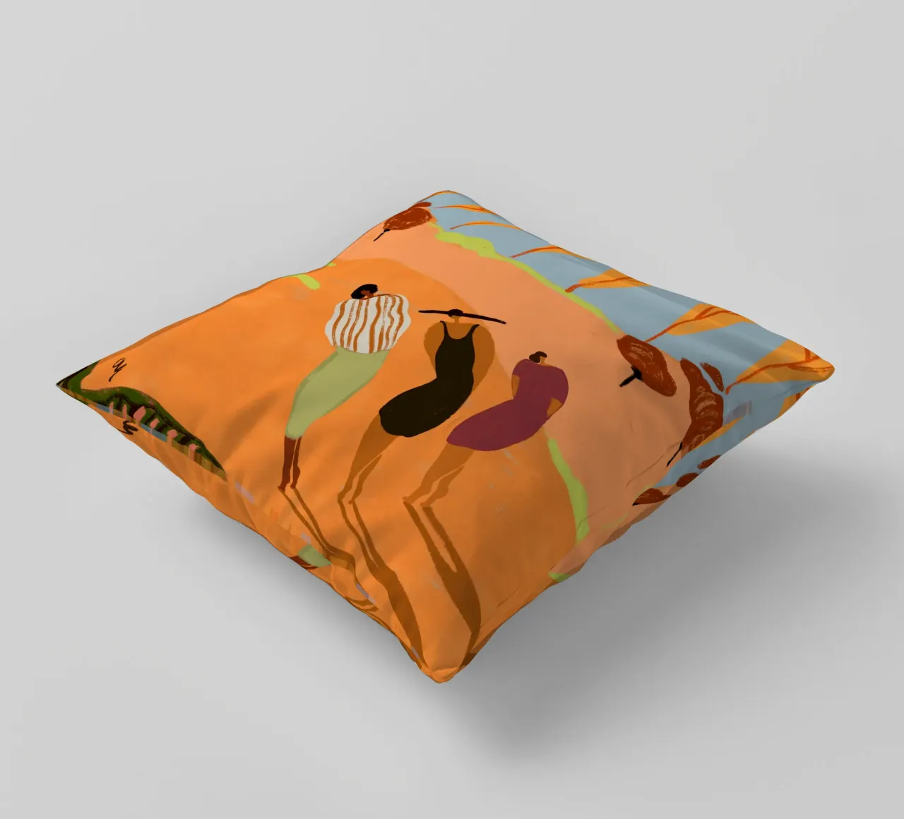 Tre sorelle cuscino da Arty Guava