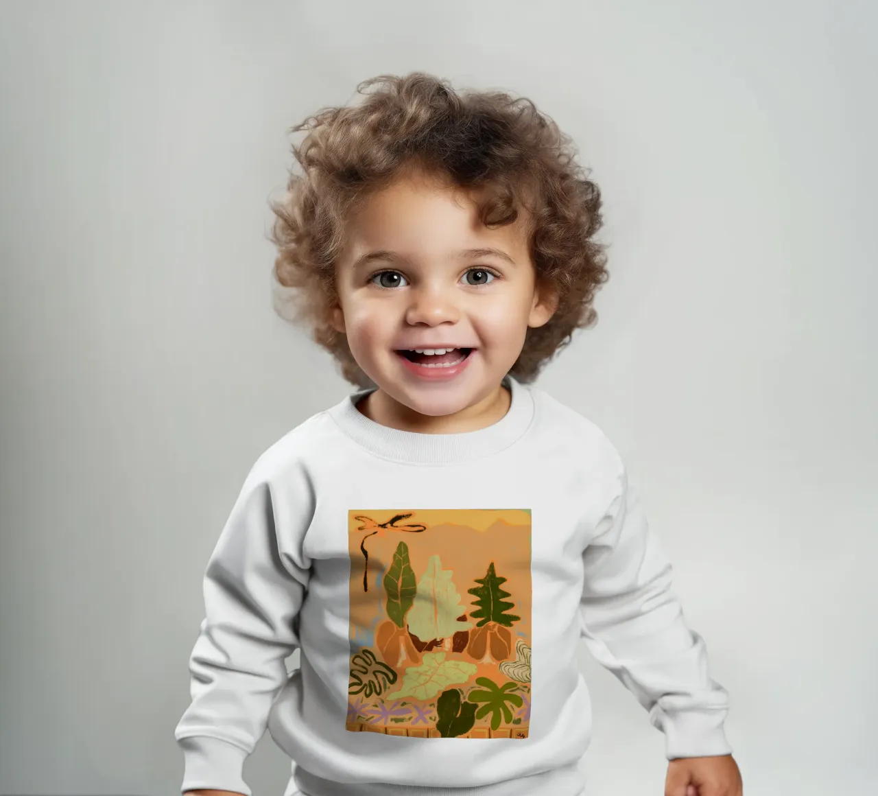 Ondeggiare nella brezza felpa neonato da Arty Guava