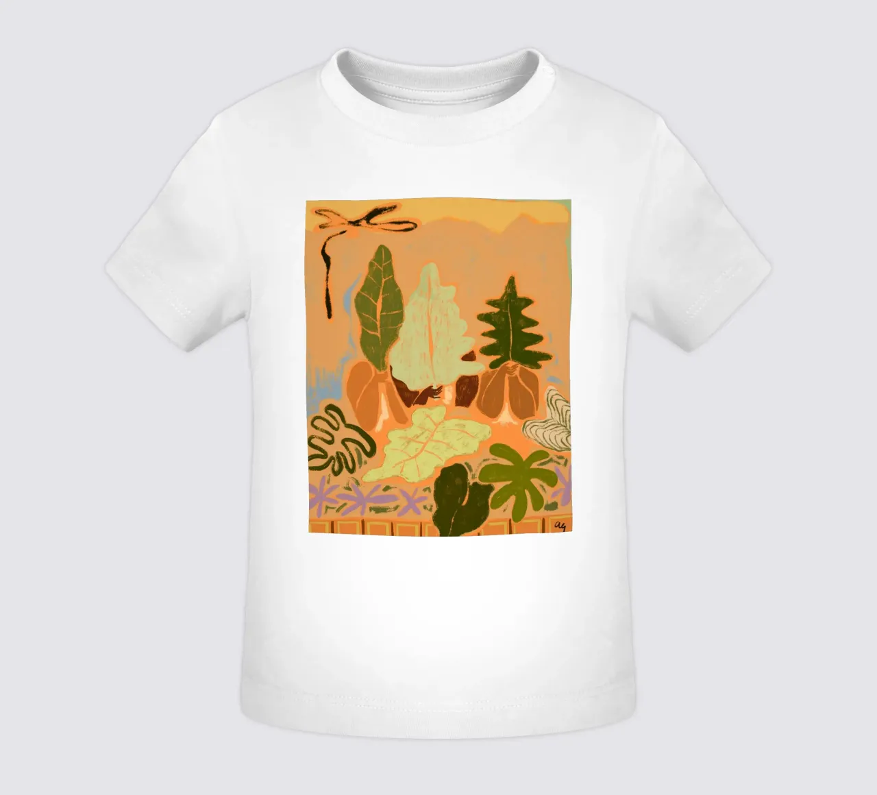 Sway in the Breeze baby t-shirt by Arty Guava