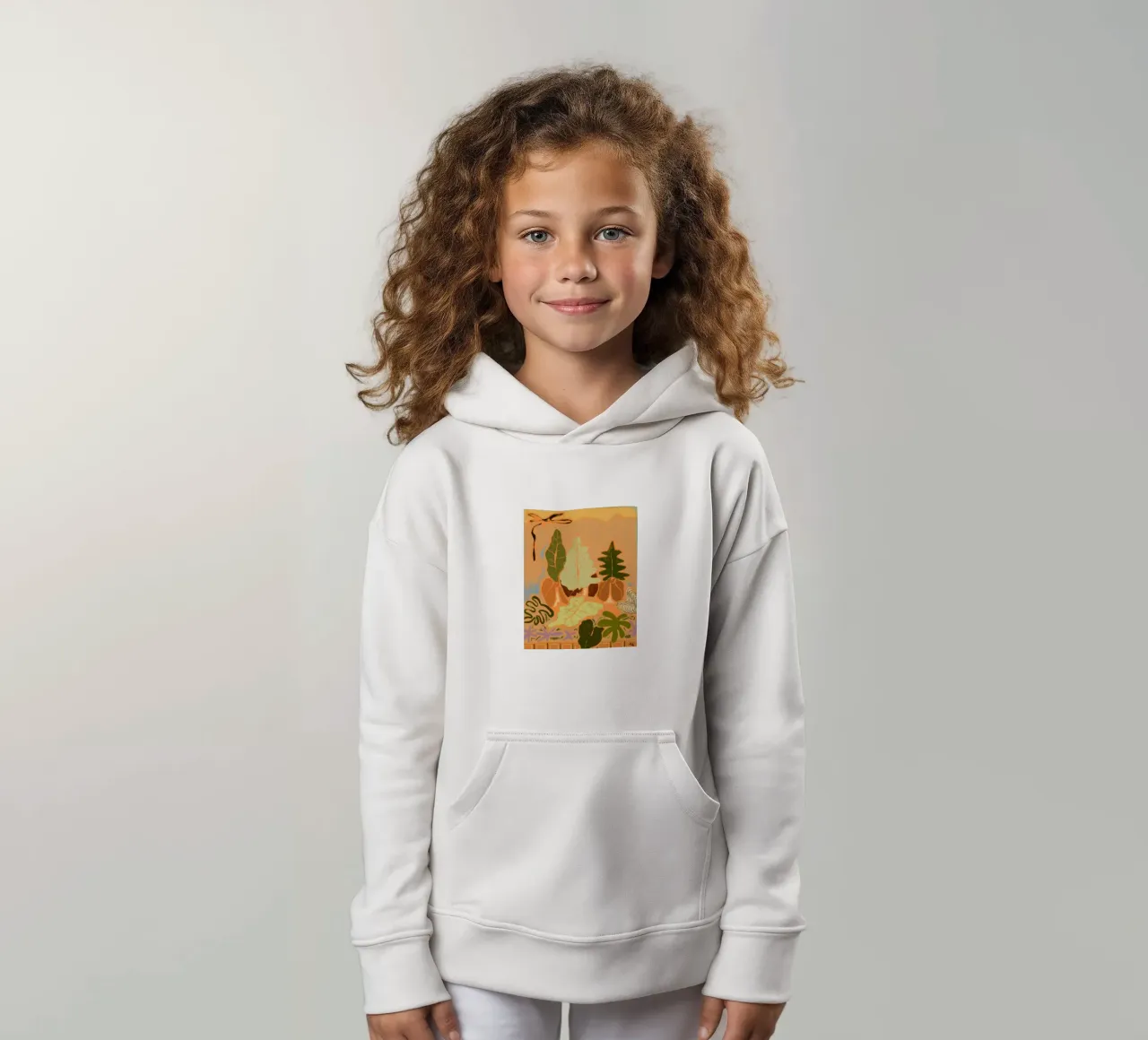 Sway in the Breeze sudadera con capucha para niño de Arty Guava