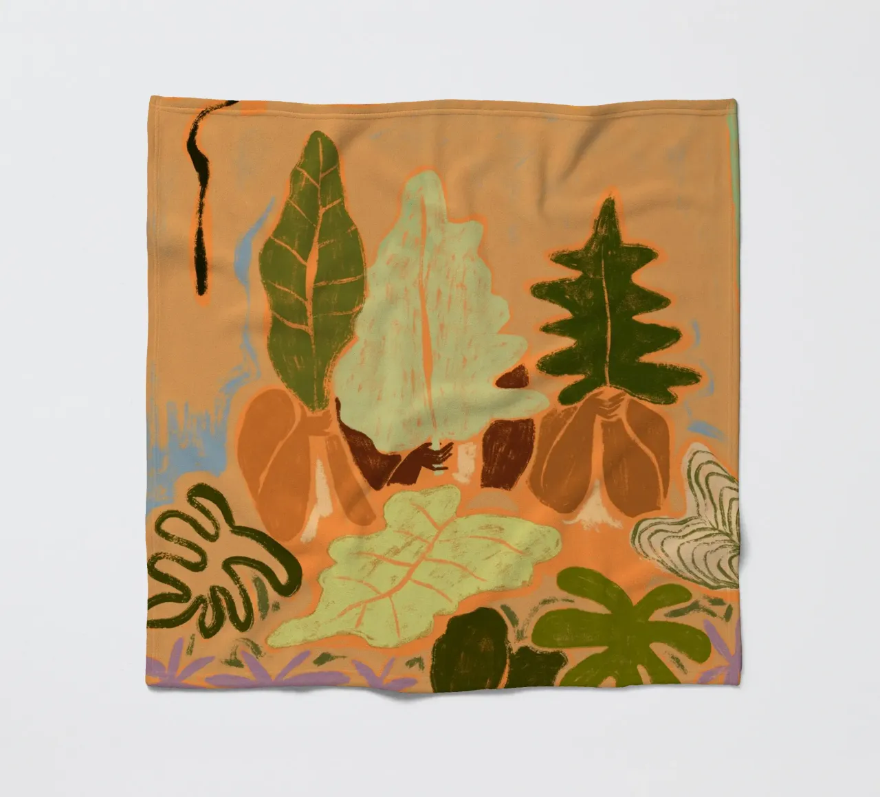 Sway in the Breeze Fleecedecke von Arty Guava