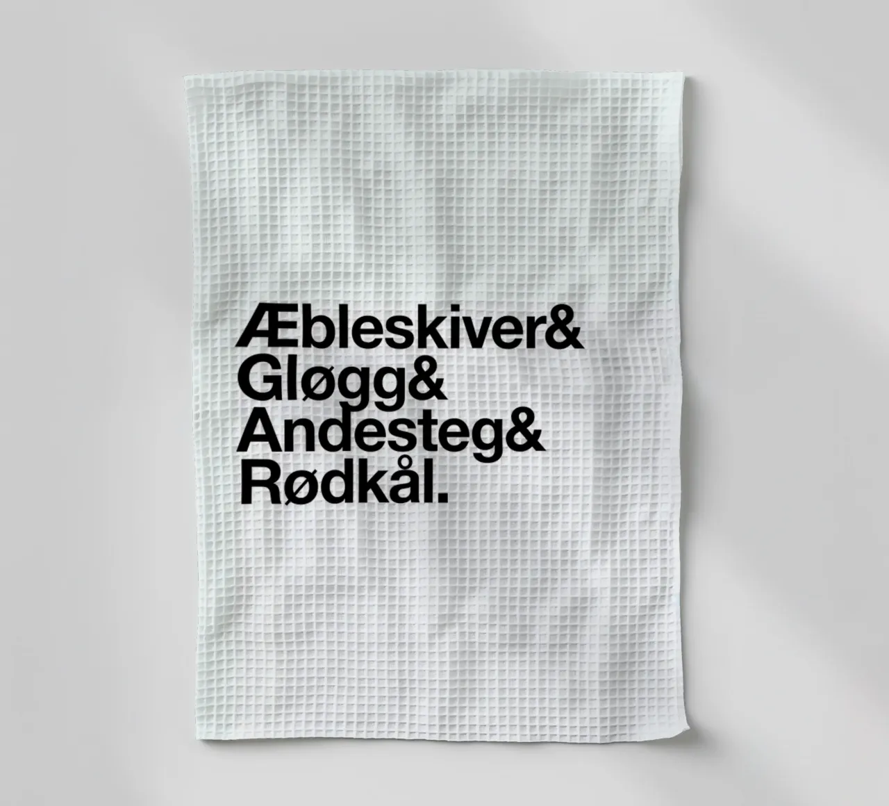Æbleskiver & Rødkål canovaccio da cucina da Studio One