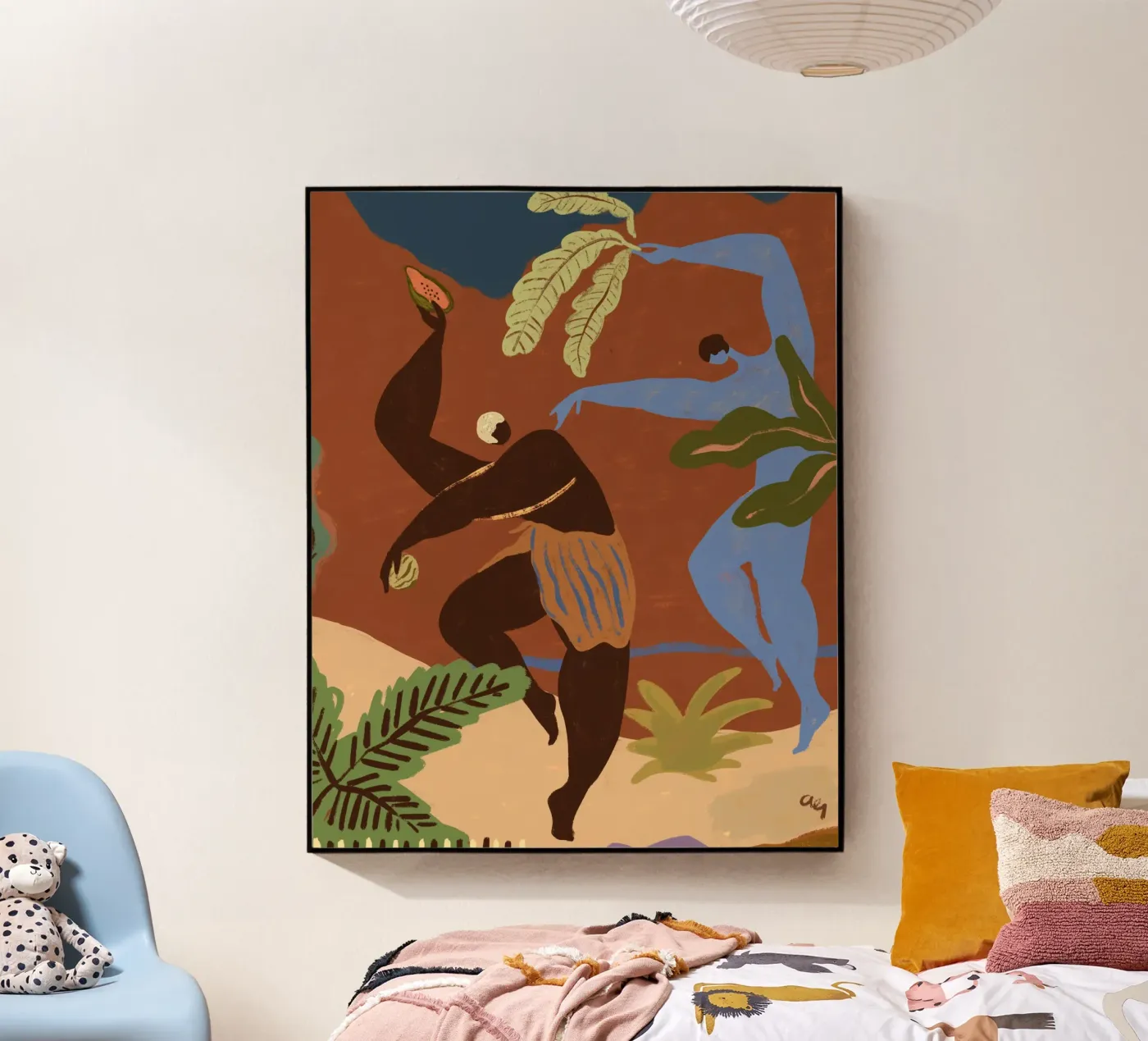 Wild ritme acryl van Arty Guava