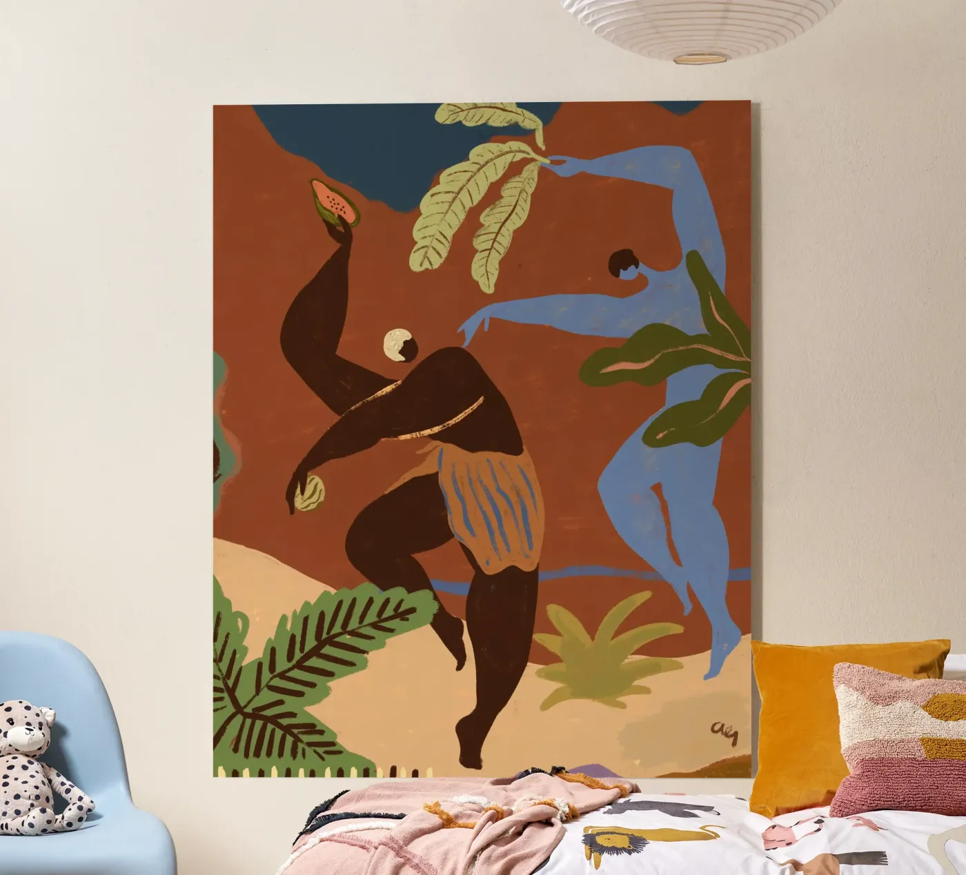 Wild ritme acryl van Arty Guava