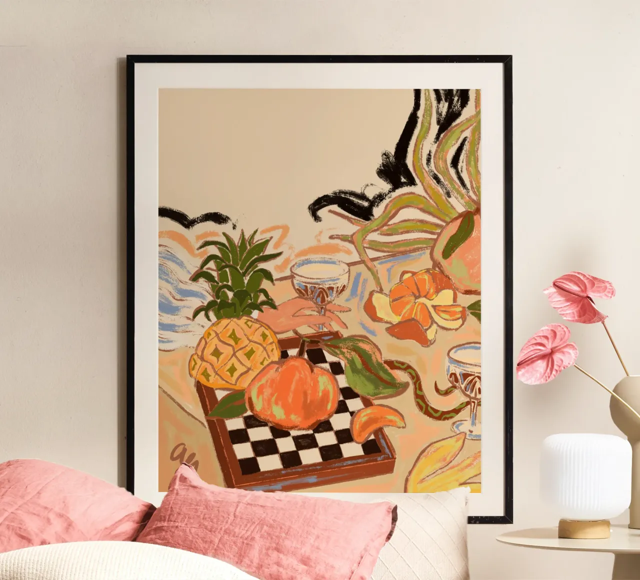 Lunar Feast poster by Arty Guava