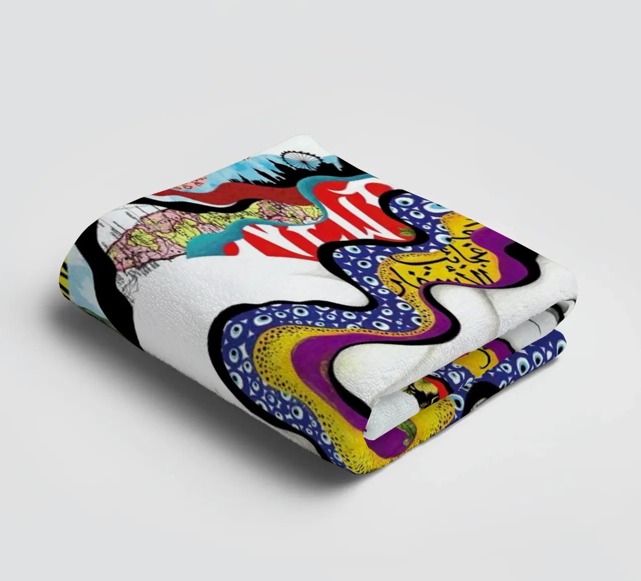 Invitation au voyage badhanddoek van Nour Tohme