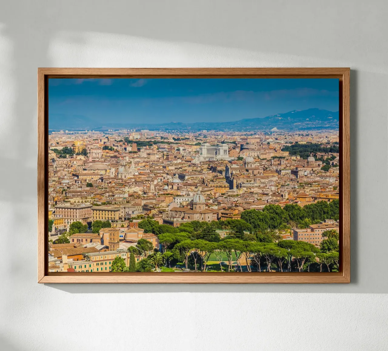 ROME 03 canvas met Baklijst van Tom Uhlenberg