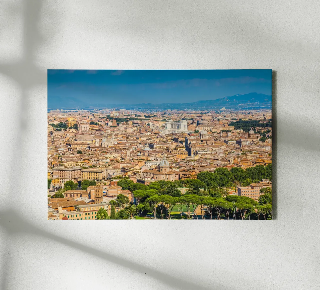ROME 03 canvas met Baklijst van Tom Uhlenberg