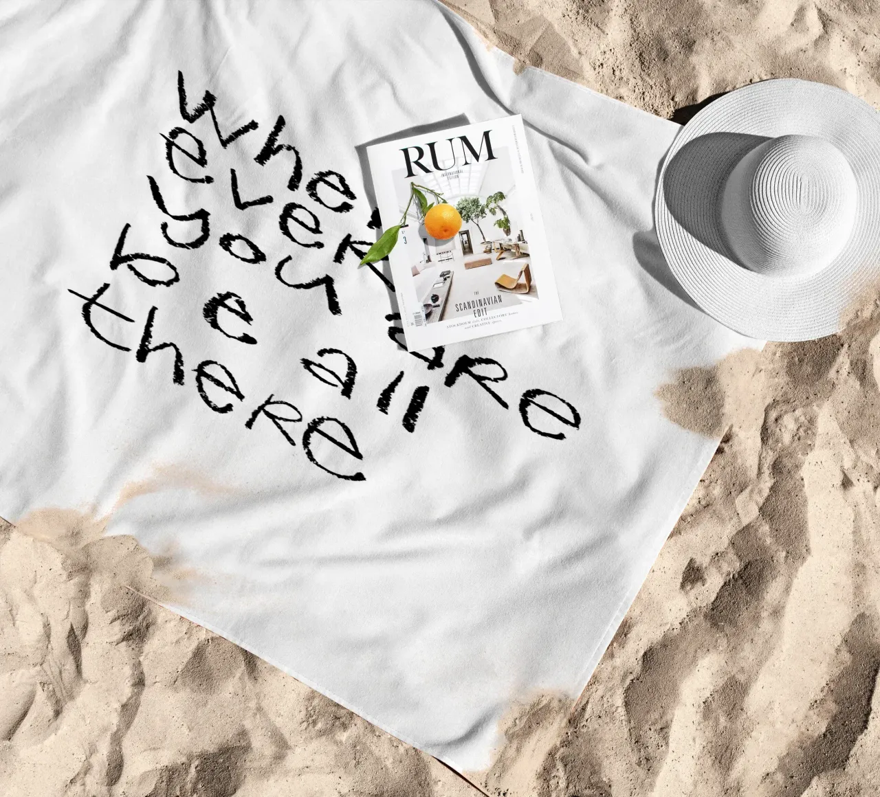 Where Ever telo mare da Brushmeetspaper