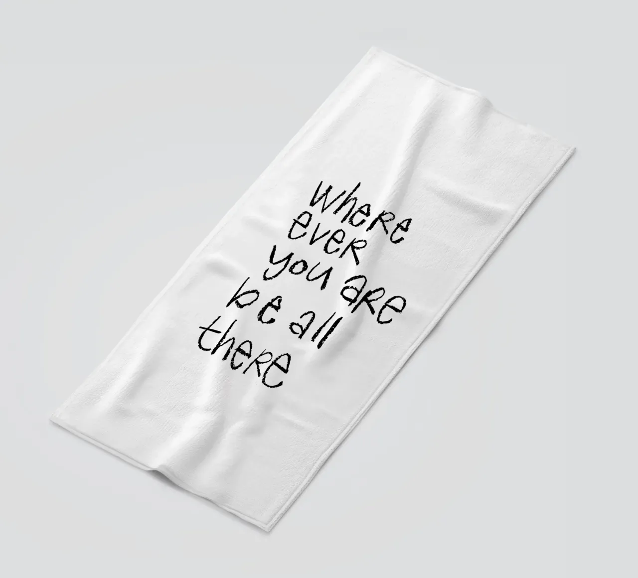 Where Ever telo mare da Brushmeetspaper