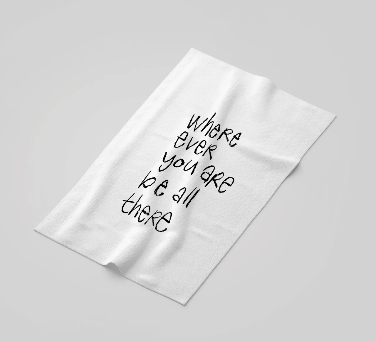 Where Ever telo mare da Brushmeetspaper