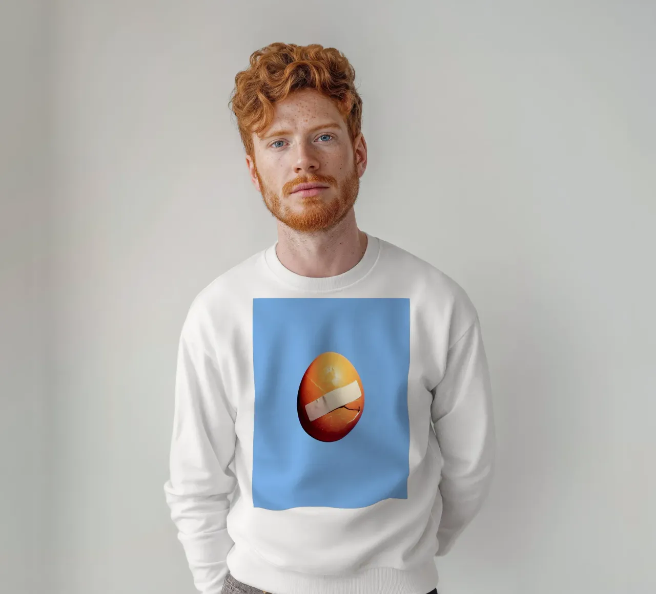Cracked Eggshell - New Beginning felpa da Attaboy Dsgn