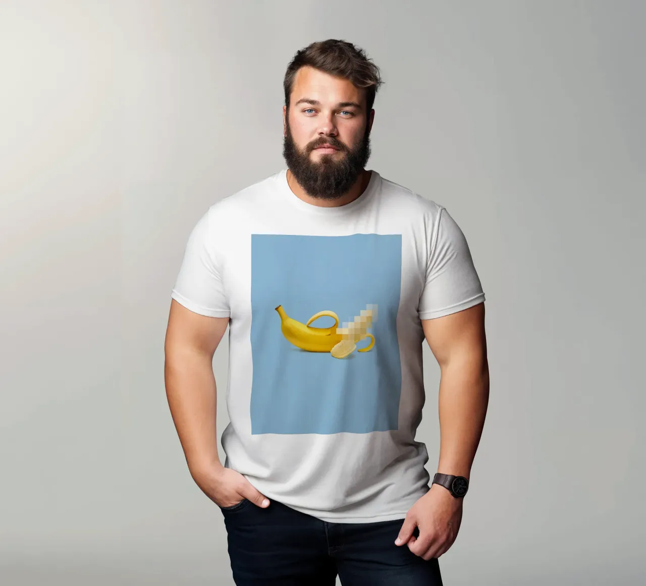 Explicit Banana t-shirt da Attaboy Dsgn