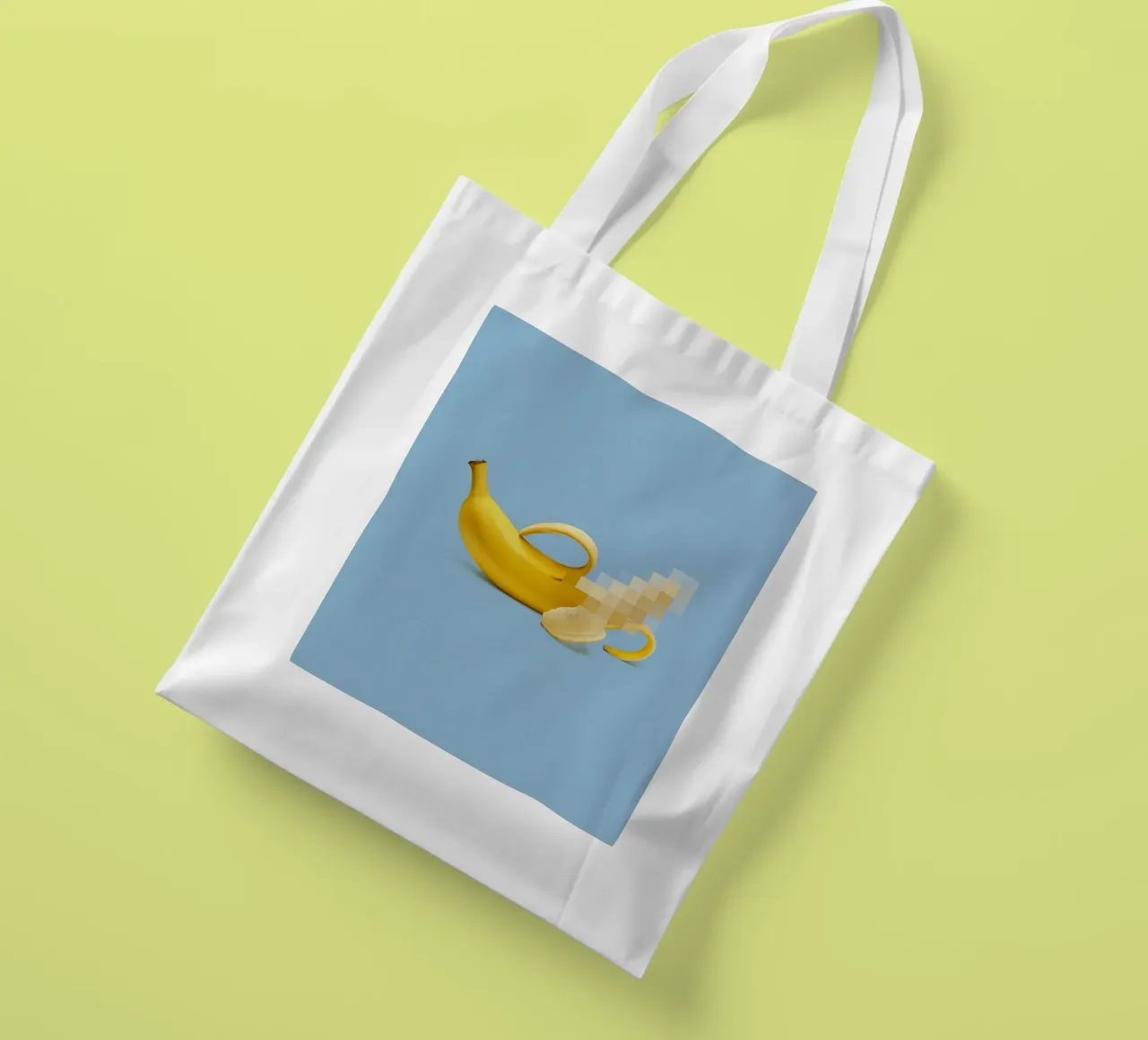 Explicit Banana borsa in juta da Attaboy Dsgn