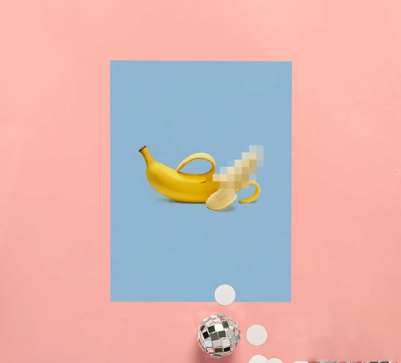 Explicit Banana adesivo da Attaboy Dsgn