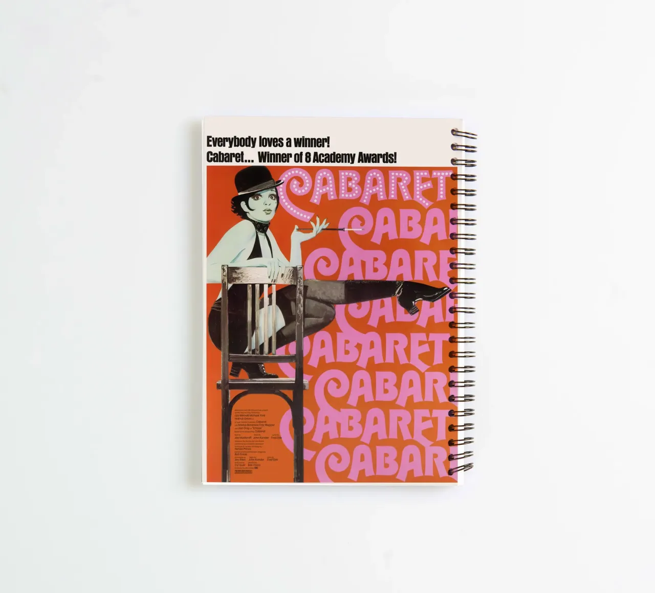 Cabaret (1972) Movie spiral notebook by Attaboy Dsgn