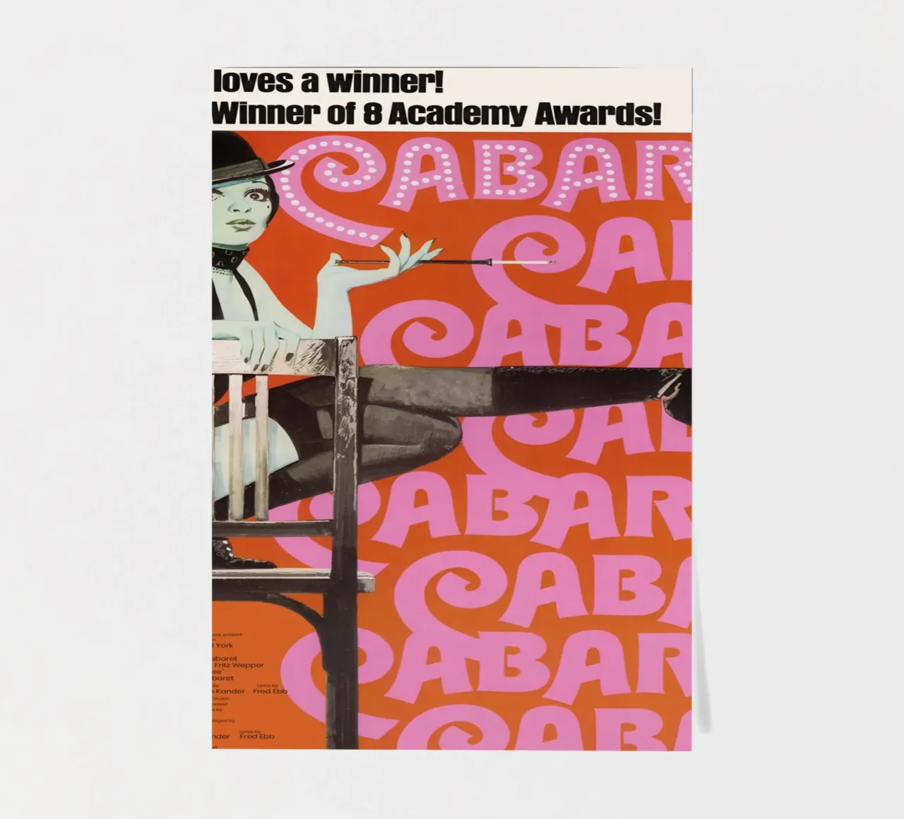 Cabaret (1972) Movie sticker sheet by Attaboy Dsgn