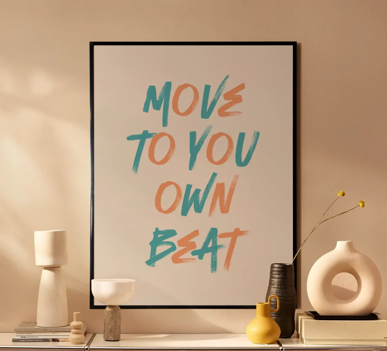 Move To Your Own Beat hahnemühle by Vintagrafica