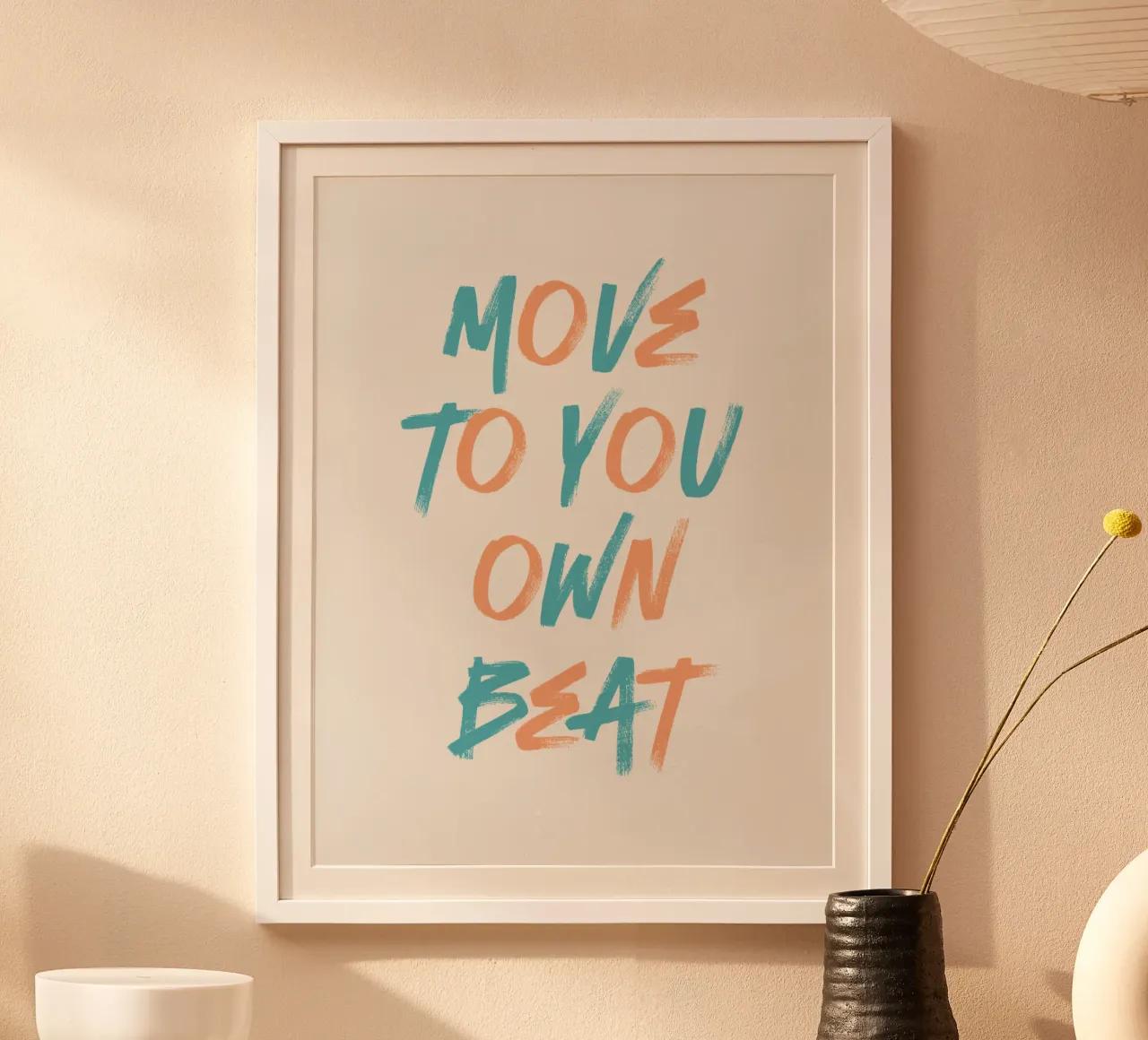 Move To Your Own Beat hahnemühle by Vintagrafica
