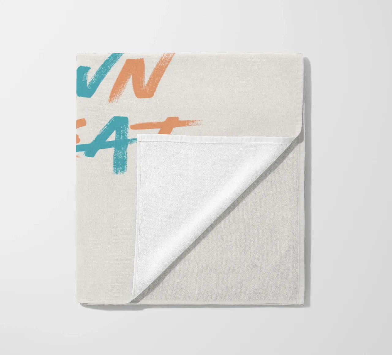 Move To Your Own Beat beach towel by Vintagrafica