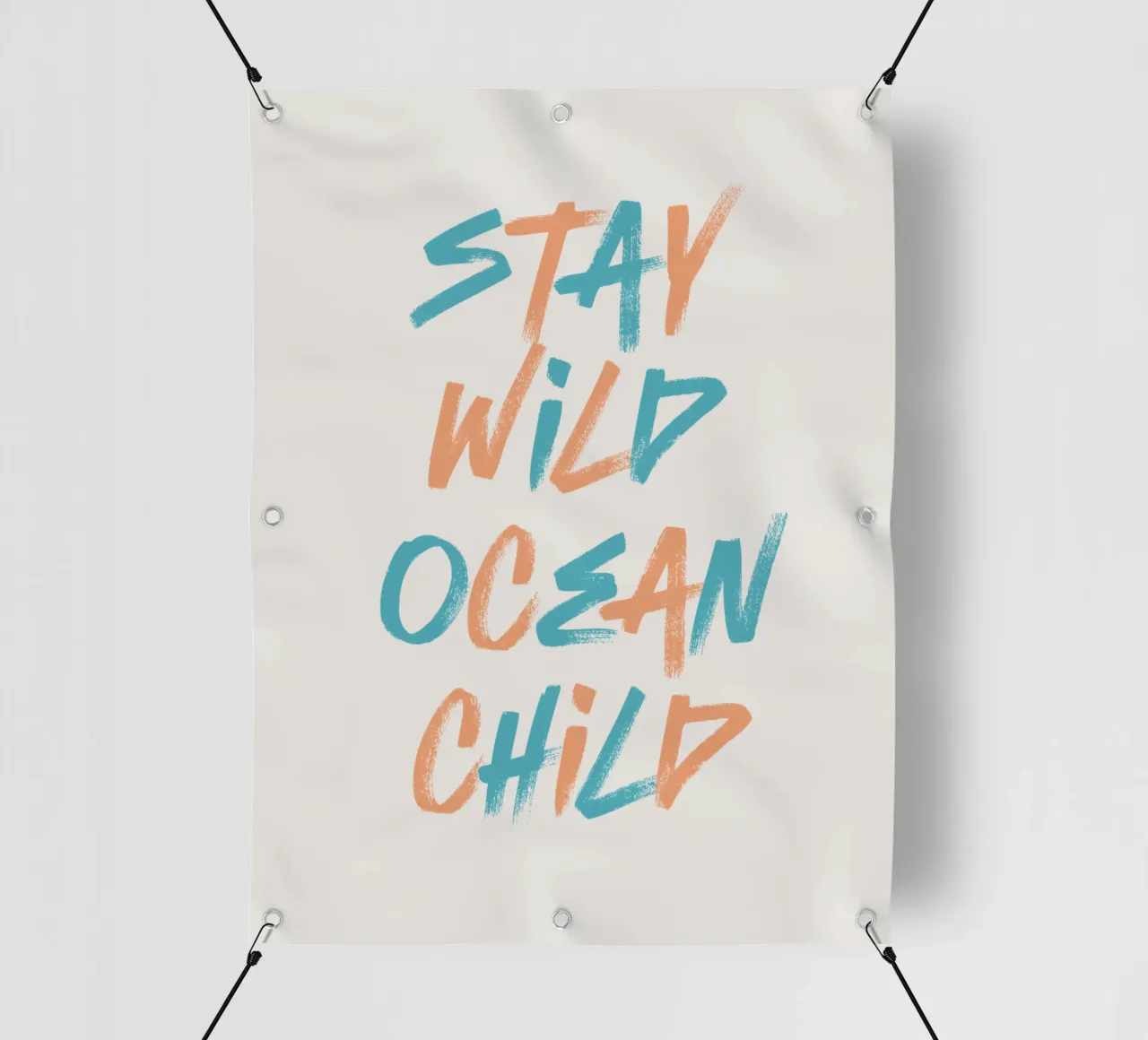 Stay Wild Ocean Child telo in pvc da Vintagrafica