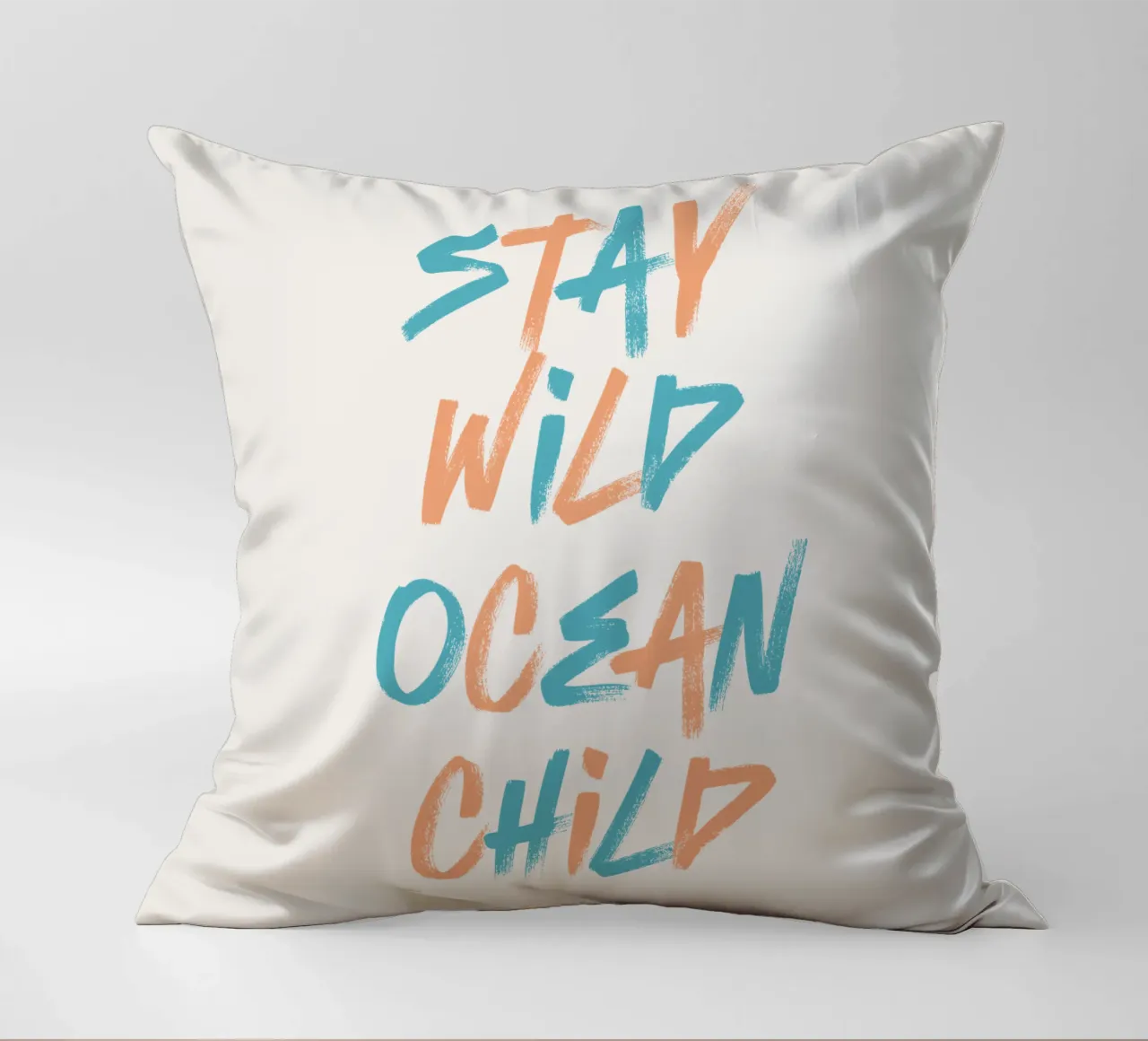 Stay Wild Ocean Child cuscino da Vintagrafica