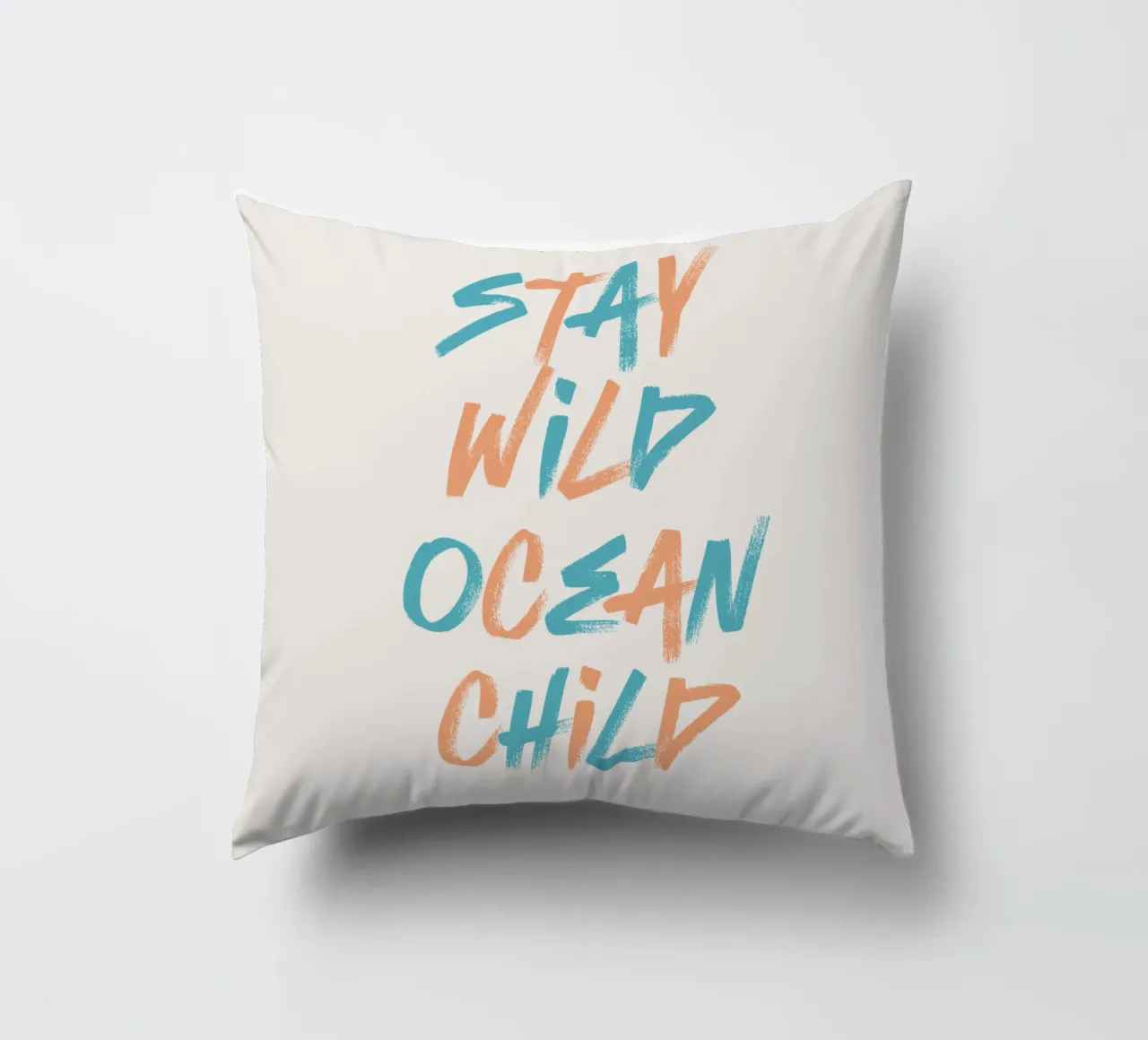 Stay Wild Ocean Child cuscino da Vintagrafica