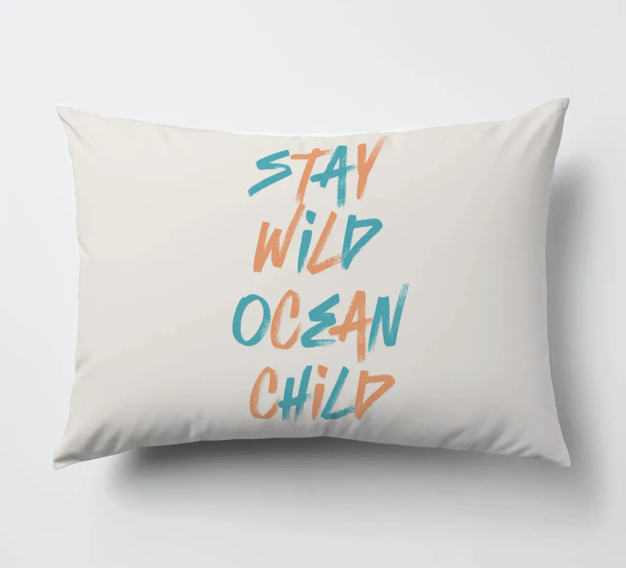 Stay Wild Ocean Child cuscino da Vintagrafica