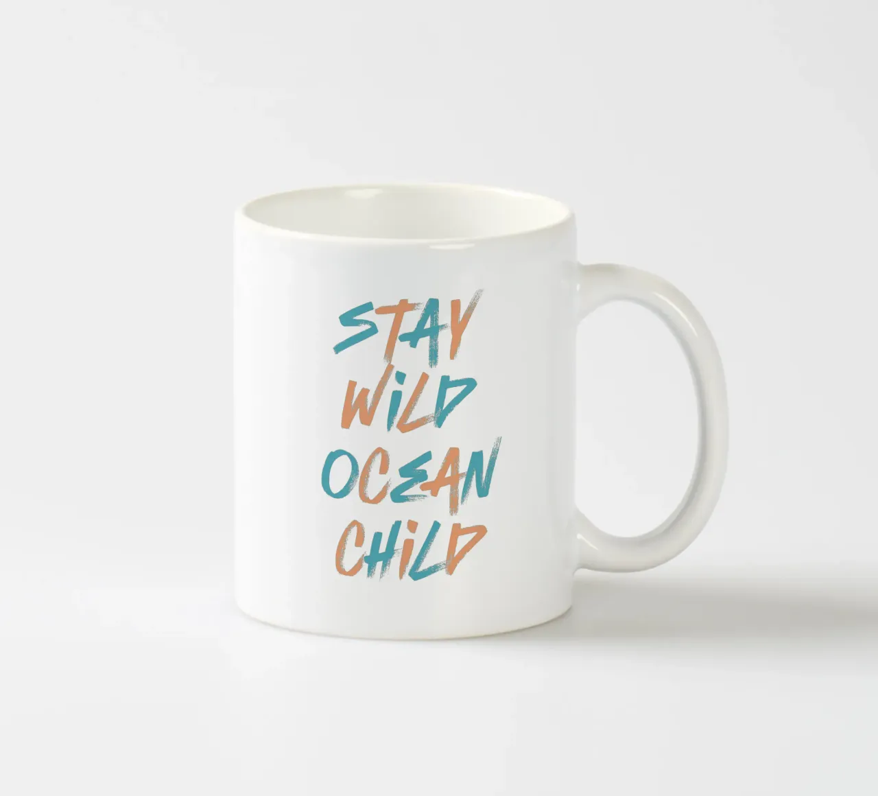 Stay Wild Ocean Child tazza in ceramica da Vintagrafica