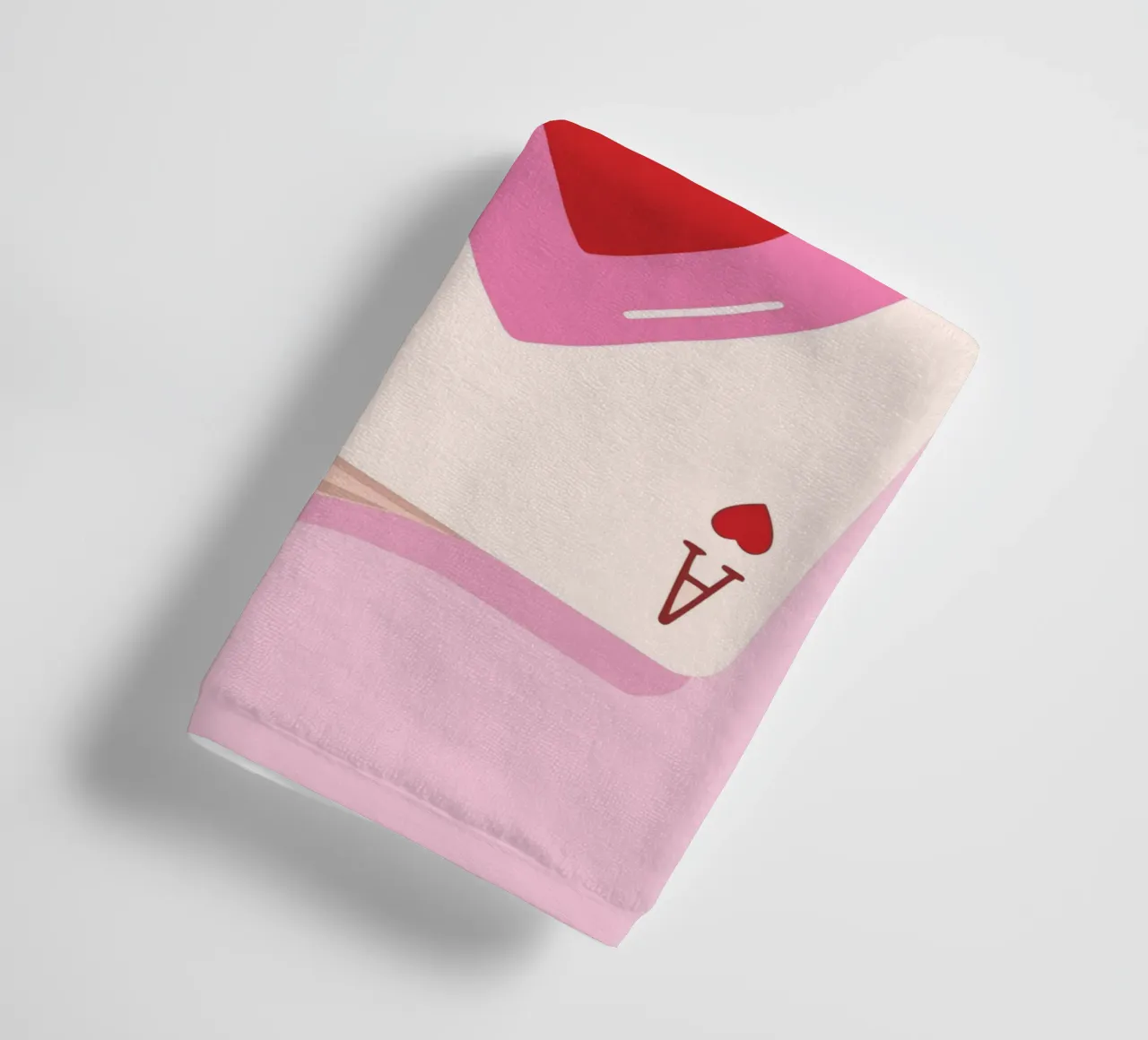 Amore a prima vista asciugamano da bagno da Studio Mooodz