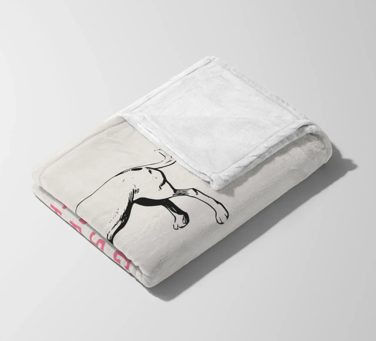 Tutti gli ospiti devono essere approvati dal cane coperta in pile da Vintagrafica