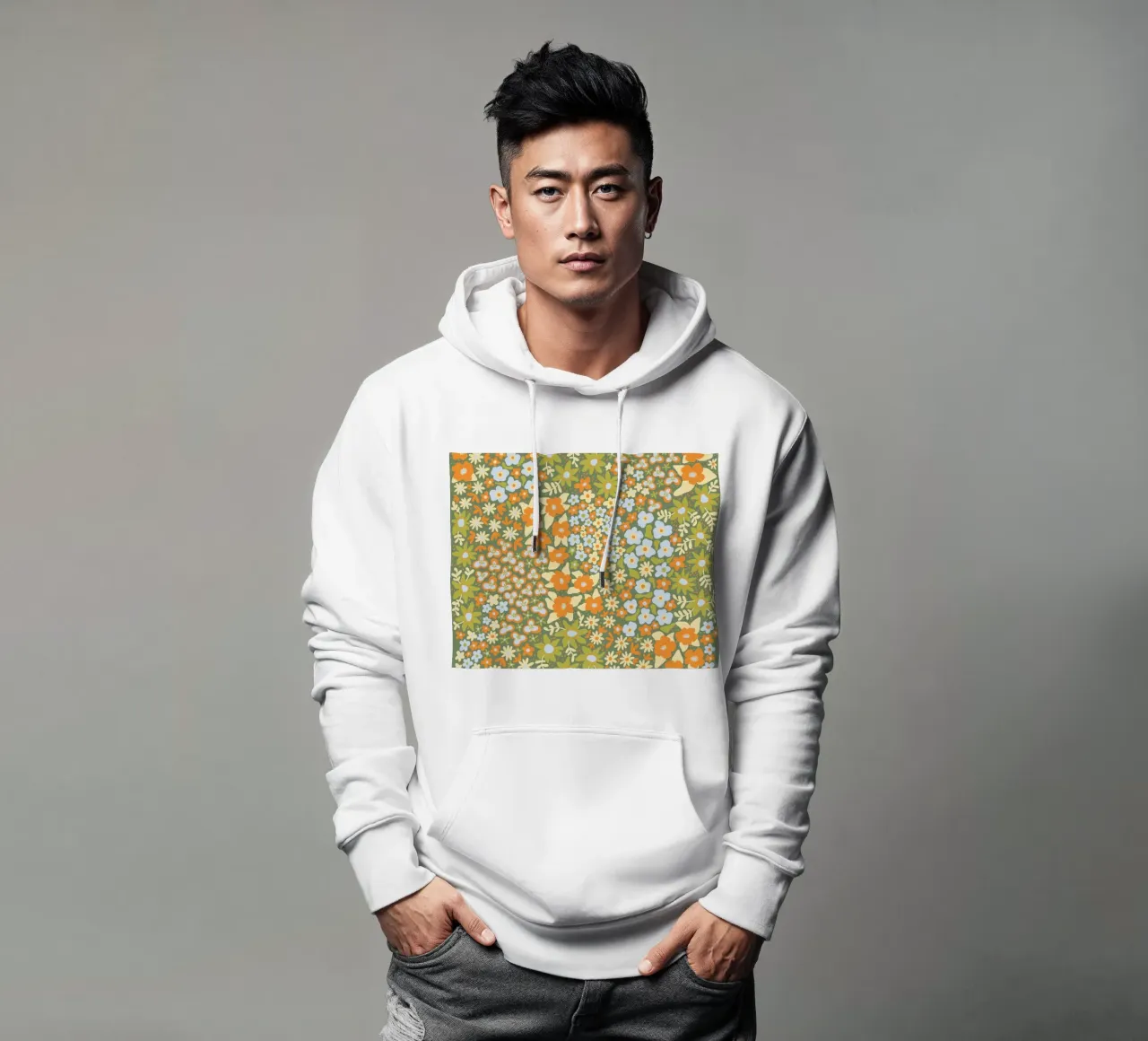 Spring meadow felpa con cappuccio da GigiRosado